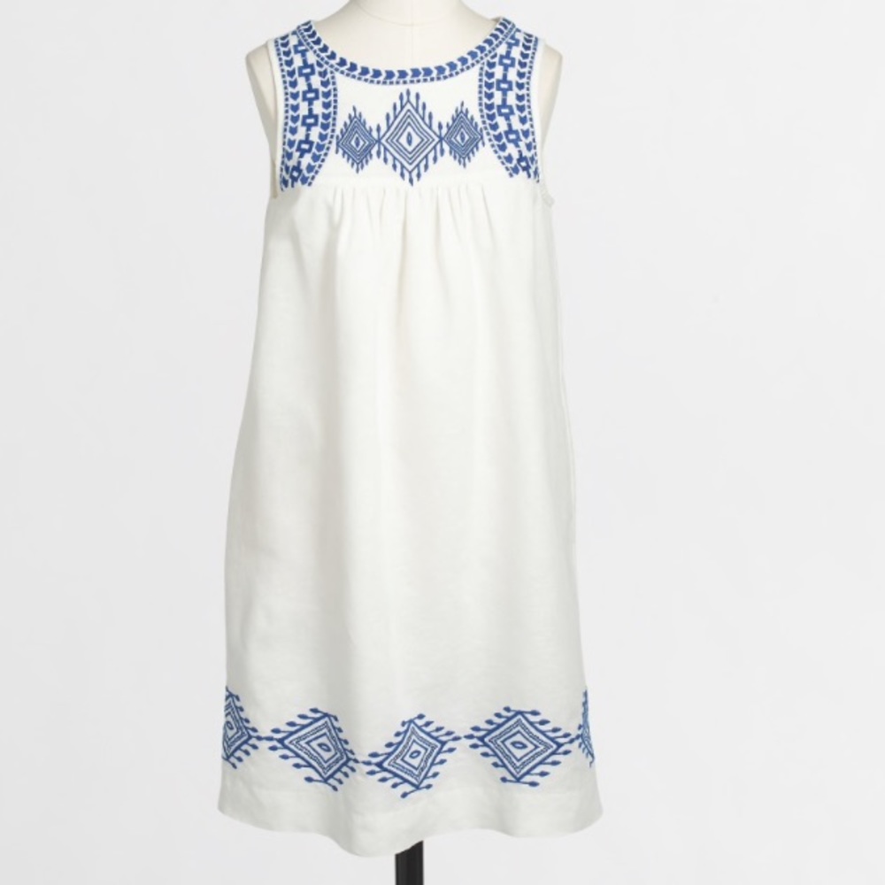 J Cree Factory embroidered dress xxs